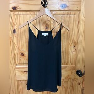 EUC LOFT Black Sleeveless V-Neck Top